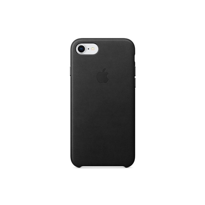 Regeren pasta streepje Apple leather case iPhone 7 / 8 / SE 2020 / 2022 black