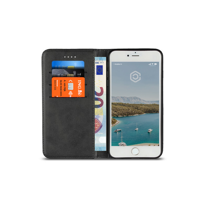 Dader Weg Afstoting Casecentive Leren Wallet case iPhone 7 / 8 Plus zwart