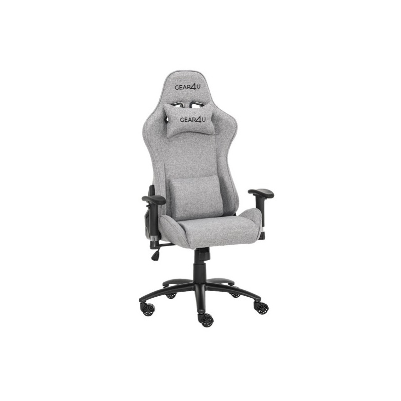 betrouwbaarheid organiseren Afdaling Gear4U Elite Fabric gaming chair / gamestoel stof grijs